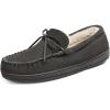 image:imageDREAM PAIRS Mens Moccasin Slippers Fuzzy Plush House Shoes Indoor Outdoor Fleece Lining Loafers