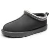 image:imageDREAM PAIRS Womens Fuzzy Cozy Slippers Genuine Suede Indoor Outdoor Fluffy Home Comfy Winter Slip On Cute Warm Memory Foam Furry Shoes FuzzyEasyGrey