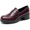 Burgundy Pu