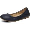 image:imageDREAM PAIRS Womens Solefina Solid Plain Walking Classic Ballet Flats ShoesNavy