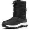 image:imageDREAM PAIRS Womens Winter Snow Boots Waterproof Lightweight Warm Fashion Janara Mid Calf BootBlack