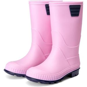 image:imageDREAM PAIRS Kids Rain Boots EasyOn Lightweight NonSlip Outsole for Boys amp Girls Outdoor Rainy Day PlayPink