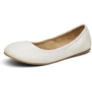 image:imageDREAM PAIRS Womens Solefina Solid Plain Walking Classic Ballet Flats ShoesWhite