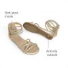 image:imageDREAM PAIRS Girls Ankle Strap Flat Sandals Summer Dressy Strappy Gladiator Rhinestones Platform Low Heels ShoesGold