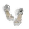image:imageDREAM PAIRS Girls Ankle Strap Flat Sandals Summer Dressy Strappy Gladiator Rhinestones Platform Low Heels ShoesSilver