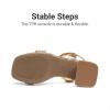 image:imageDREAM PAIRS Girls Sandals Open Toe Low Block Chunky Heels Sandals Party Dress Pumps Shoes for Little Big KidAll Gold Metallic