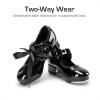 image:imageDREAM PAIRS Kids Tap Shoes for Girls Dance Shoes Boys Easy Strap Tap Mary Jane PU Leather for ToddlerLittle KidBig KidBlackpat