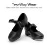 image:imageDREAM PAIRS Kids Tap Shoes for Girls Dance Shoes Boys Easy Strap Tap Mary Jane PU Leather for ToddlerLittle KidBig KidBlackpu