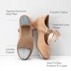image:imageDREAM PAIRS Kids Tap Shoes for Girls Dance Shoes Boys Easy Strap Tap Mary Jane PU Leather for ToddlerLittle KidBig KidTan