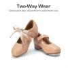image:imageDREAM PAIRS Kids Tap Shoes for Girls Dance Shoes Boys Easy Strap Tap Mary Jane PU Leather for ToddlerLittle KidBig KidTan