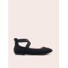 image:imageDREAM PAIRS Womens Comfortable Fashion Elastic Ankle Straps Flats ShoesBlack