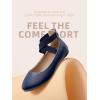image:imageDREAM PAIRS Womens Comfortable Fashion Elastic Ankle Straps Flats ShoesNavypu