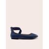 image:imageDREAM PAIRS Womens Comfortable Fashion Elastic Ankle Straps Flats ShoesNavypu
