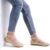 image:imageDREAM PAIRS Womens Comfortable Fashion Elastic Ankle Straps Flats ShoesNude