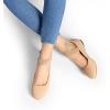 image:imageDREAM PAIRS Womens Comfortable Fashion Elastic Ankle Straps Flats ShoesNudenubuck