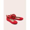 image:imageDREAM PAIRS Womens Comfortable Fashion Elastic Ankle Straps Flats ShoesRed