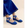 image:imageDREAM PAIRS Womens Comfortable Fashion Elastic Ankle Straps Flats ShoesRoyalBlue