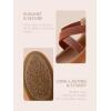 image:imageDREAM PAIRS Womens Comfortable Fashion Elastic Ankle Straps Flats ShoesTanPu