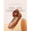 image:imageDREAM PAIRS Womens Comfortable Fashion Elastic Ankle Straps Flats ShoesTanPu