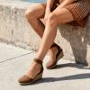 image:imageDREAM PAIRS Womens Elastic Ankle Strap Espadrilles Wedge SandalsBrown