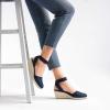 image:imageDREAM PAIRS Womens Elastic Ankle Strap Espadrilles Wedge SandalsNavy
