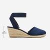 image:imageDREAM PAIRS Womens Elastic Ankle Strap Espadrilles Wedge SandalsNavy