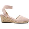 image:imageDREAM PAIRS Womens Elastic Ankle Strap Espadrilles Wedge SandalsPinkknit