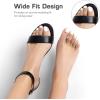 image:imageDREAM PAIRS Womens Ingrid Ankle Strap Low Wedge SandalBlack