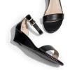 image:imageDREAM PAIRS Womens Ingrid Ankle Strap Low Wedge SandalBlack