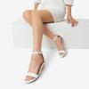 image:imageDREAM PAIRS Womens Ingrid Ankle Strap Low Wedge SandalEspadrillesWhitePu