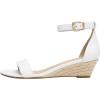 image:imageDREAM PAIRS Womens Ingrid Ankle Strap Low Wedge SandalEspadrillesWhitePu