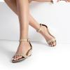 image:imageDREAM PAIRS Womens Ingrid Ankle Strap Low Wedge SandalGold