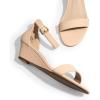image:imageDREAM PAIRS Womens Ingrid Ankle Strap Low Wedge SandalNude