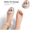 image:imageDREAM PAIRS Womens Ingrid Ankle Strap Low Wedge SandalSilver