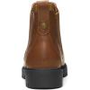 image:imageDREAM PAIRS Womens Low Heel Chelsea Ankle Boots Fashion Slip On Elastic Fall Booties ShoesBrownishYellowPu