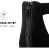 image:imageDREAM PAIRS Womens Low Wedge Pointed Toe Ankle Strap Dress Comfortable Casual Flats ShoesBlackNubuck