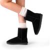image:imageDREAM PAIRS Womens ShortyNew Mid Calf Winter Snow BootsBlackclassic