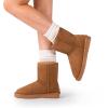 image:imageDREAM PAIRS Womens ShortyNew Mid Calf Winter Snow BootsChesnutclassic