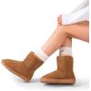 image:imageDREAM PAIRS Womens ShortyNew Mid Calf Winter Snow BootsChesnutclassic