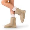 image:imageDREAM PAIRS Womens ShortyNew Mid Calf Winter Snow BootsSandclassic