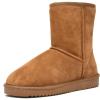 image:imageDREAM PAIRS Womens ShortyNew Mid Calf Winter Snow BootsChesnutclassic