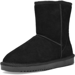 image:imageDREAM PAIRS Womens ShortyNew Mid Calf Winter Snow BootsBlackclassic