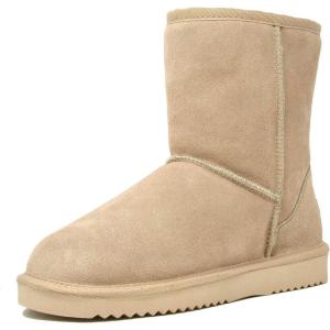 image:imageDREAM PAIRS Womens ShortyNew Mid Calf Winter Snow BootsSandclassic