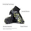 image:imageDREAM PAIRS Boys Football Cleats Youth High Top Firm Ground Soccer Shoes for LittleBig KidsBlackNeonGreen