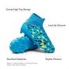 image:imageDREAM PAIRS Boys Football Cleats Youth High Top Firm Ground Soccer Shoes for LittleBig KidsBlue