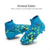 image:imageDREAM PAIRS Boys Football Cleats Youth High Top Firm Ground Soccer Shoes for LittleBig KidsBlue