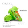 image:imageDREAM PAIRS Boys Football Cleats Youth High Top Firm Ground Soccer Shoes for LittleBig KidsNeon Green
