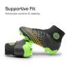 image:imageDREAM PAIRS Boys Girls Football Cleats Youth Firm Groud Outdoor Trainning Athletic Sport High Top Soccer Shoes for LittleBig KidBlackNeon Green