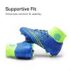 image:imageDREAM PAIRS Boys Girls Football Cleats Youth Firm Groud Outdoor Trainning Athletic Sport High Top Soccer Shoes for LittleBig KidNavyNeon Green