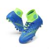 image:imageDREAM PAIRS Boys Girls Football Cleats Youth Firm Groud Outdoor Trainning Athletic Sport High Top Soccer Shoes for LittleBig KidNavyNeon Green